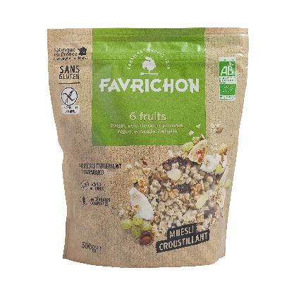 Muesli Croustillant 6 Fruits 500 G