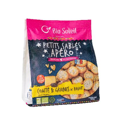 Petits Sables Apero Comte Graines Pavot 100 G