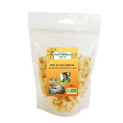 Noix Coco Lamelle 100g De Sri Lanka