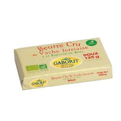 Beurre Baratte Cru Doux 125g De France