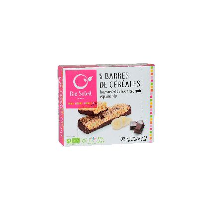 Barres Banane Chocolat Equitable 5x26g