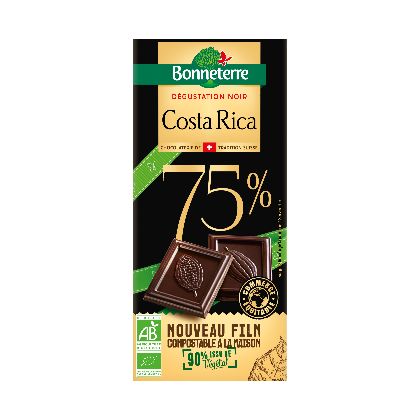 Chocolat Degustation Noir Costa Rica 75%